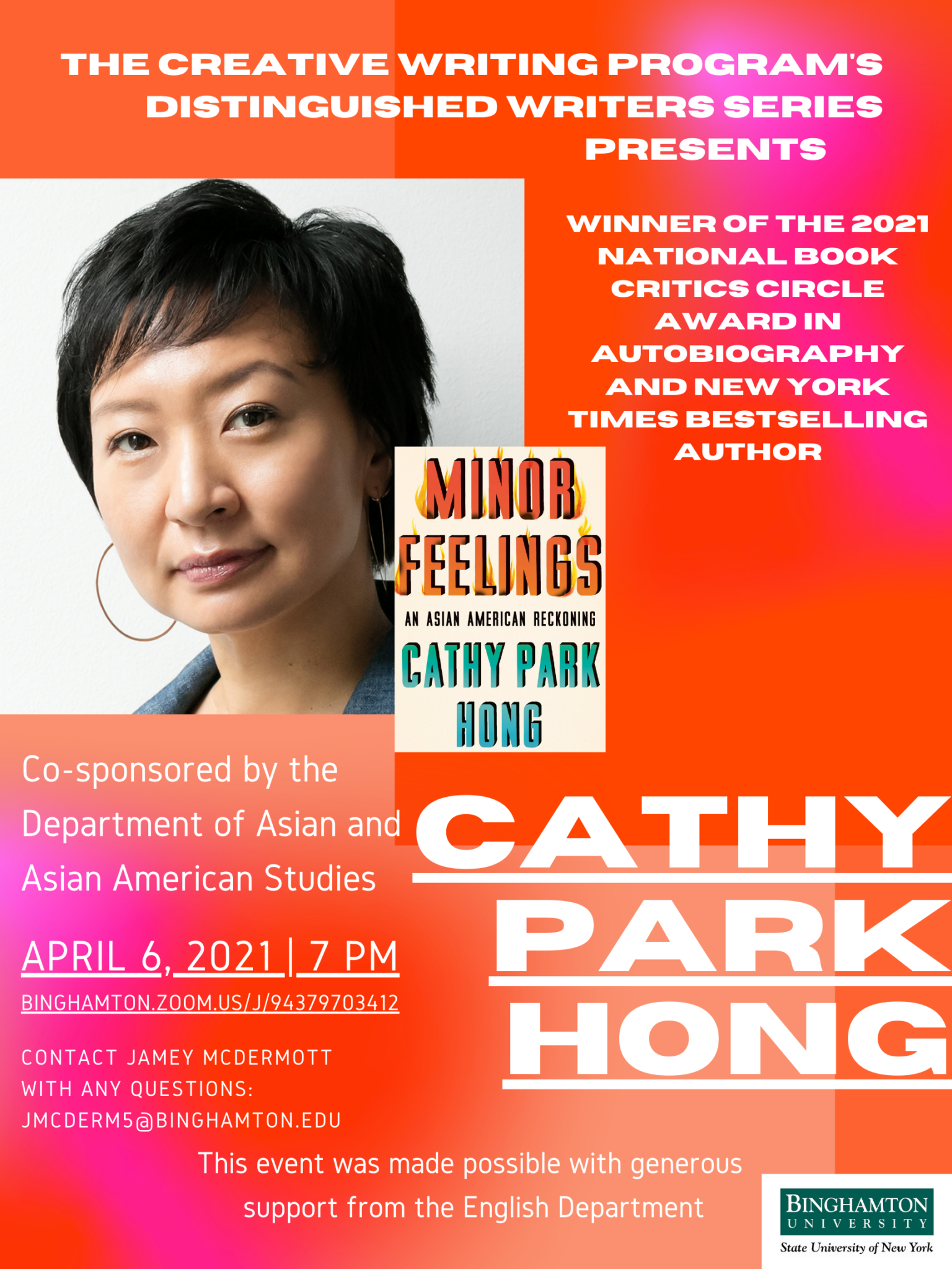 cathy-park-hong-distinguished-writers-series-broome-county-arts-council